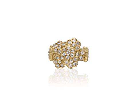 christian dior flower ring|christian dior ring price.